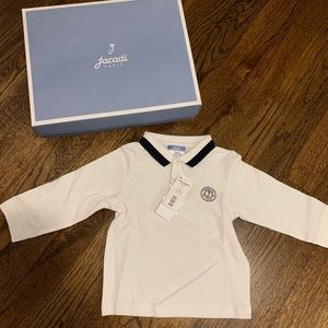 Jacadi Paris toddler boy cotton pique polo shirt